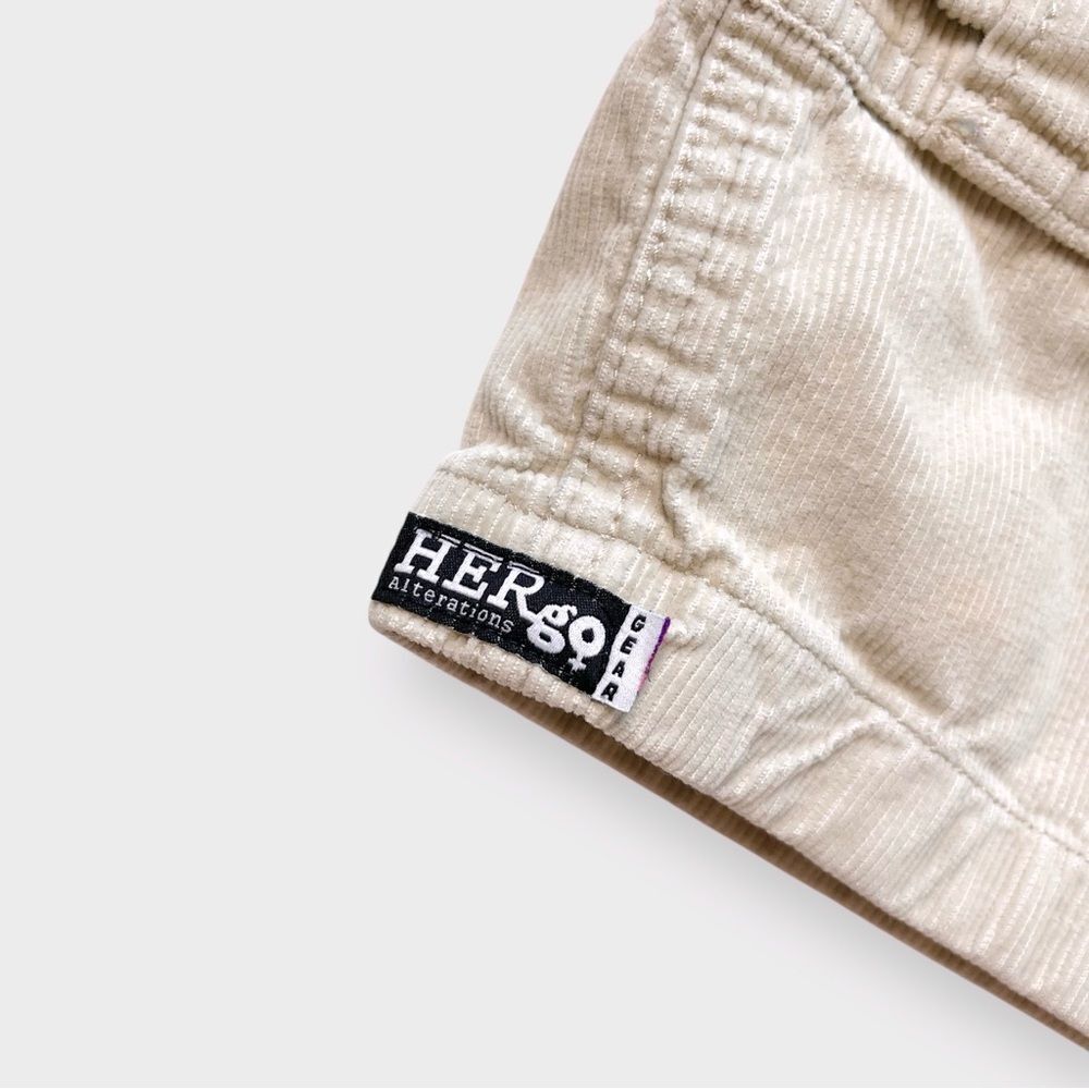 Vtg 90s Y2K Unionbay Corduroy Cargo Shorts, Skater Grunge 30 Skate Long 6 Pocket - Picture 6 of 6
